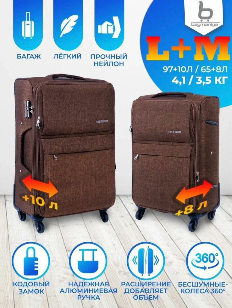 Комплект из 2-х чемоданов 