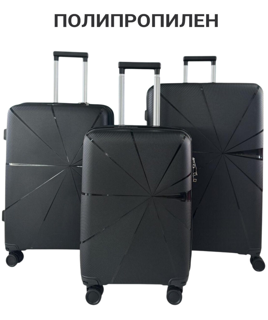 Комплект из 3-х чемоданов 